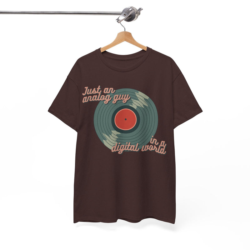 'Just an Analog Guy, In a Digital World' Men's T-Shirt, alternate view
