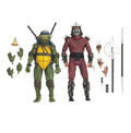 TMNT (1990 Movie) Rooftop Battle Shredder vs Leonardo 7" Scale 2-Pack