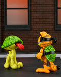 TMNT X Garfield (Archie Comics): Garfello and Odie Teenage Mutant Ninja Turtles Ultimate 7 Action Figure, in display