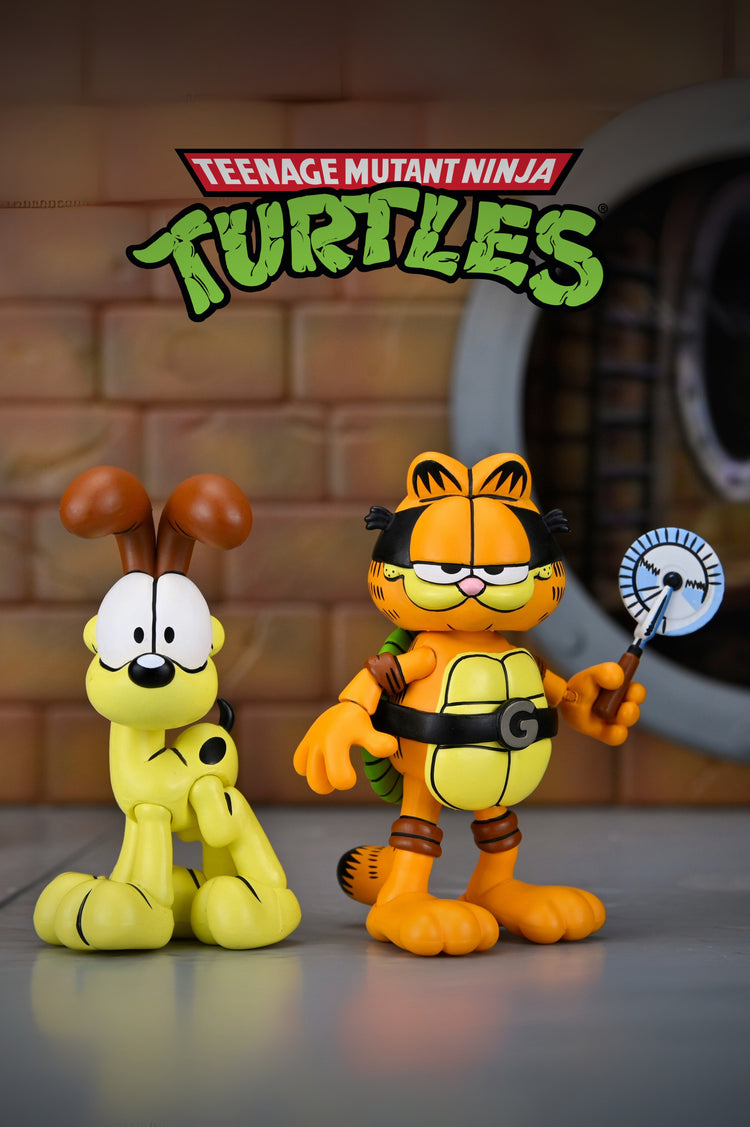 TMNT X Garfield (Archie Comics): Garfello and Odie Teenage Mutant Ninja Turtles Ultimate 7 Action Figure, alternate view