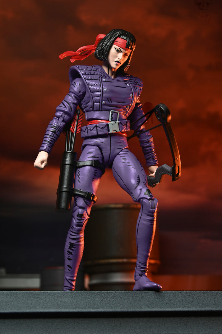 TMNT Mirage Comics: Karai Mercenary Teenage Mutant Ninja Turtles 7 Scale Action Figure (Pre-Order May 2026), close-up detail