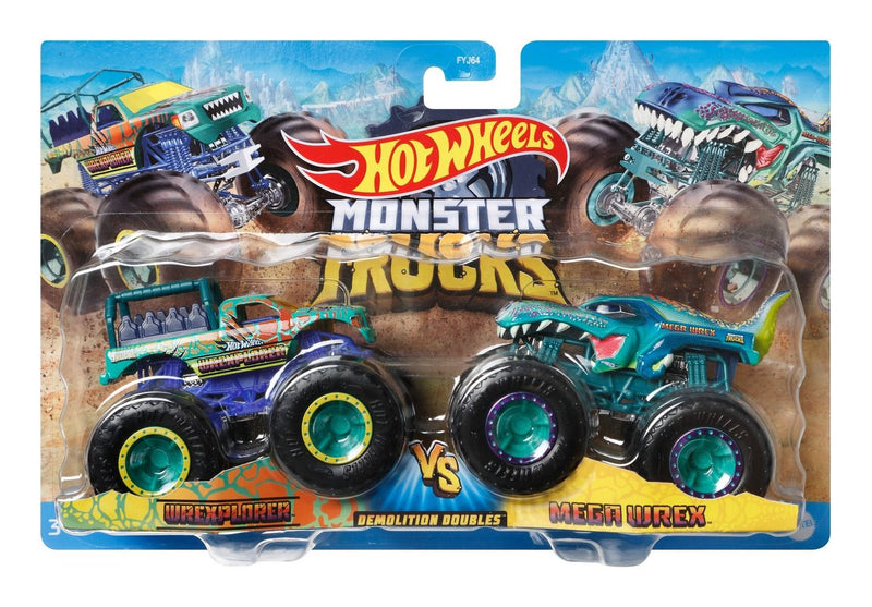 Hot Wheels Monster Trucks 1.64 Scale 2-Pack - Image