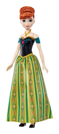 Disney Frozen Singing Anna Fashion Doll - Image