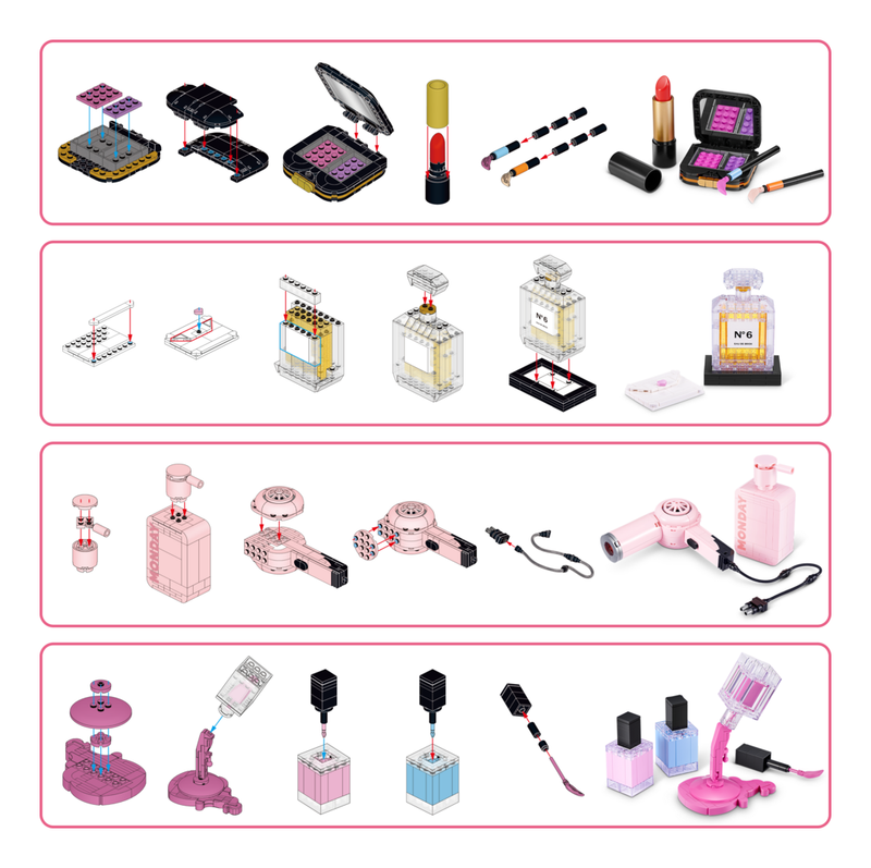 MAX Build More Premium Beauty Building Bricks Collection - Image