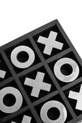 Churchill Games Black Mango Wood Noughts And Crosses, close-up detail