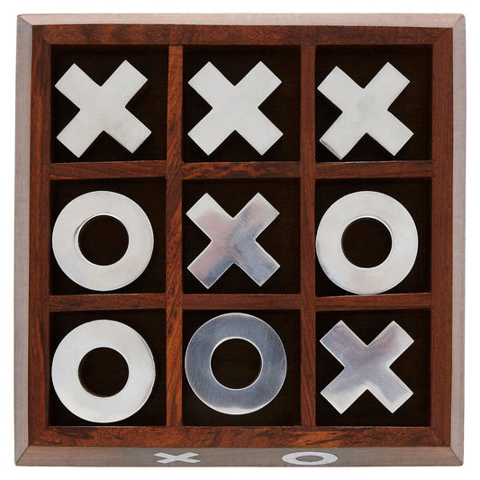 Churchill Games Sheesham Wood Noughts and Crosses collectible from Orsina