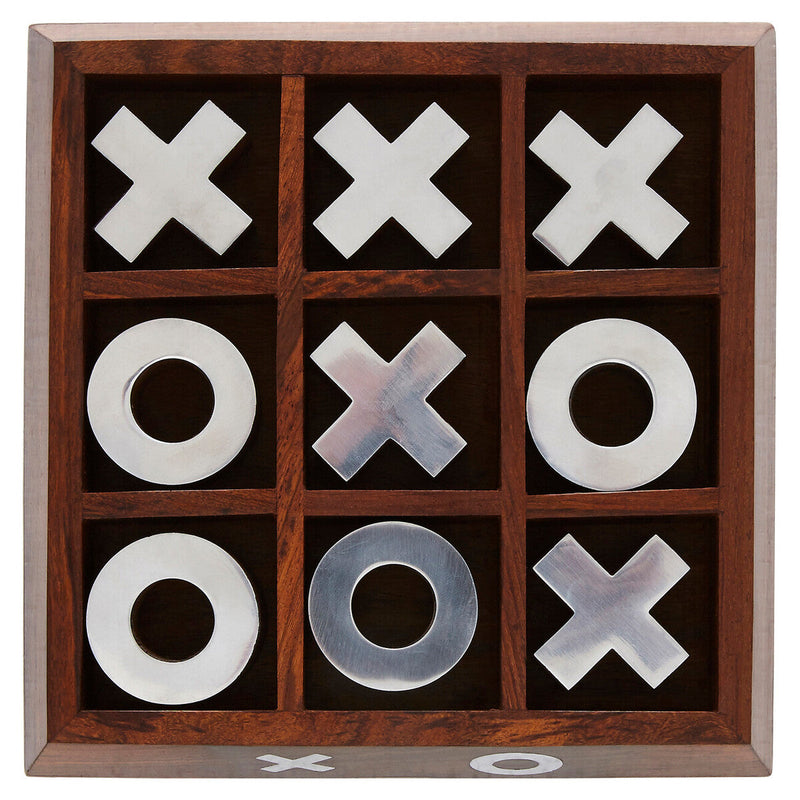 Churchill Games Sheesham Wood Noughts and Crosses collectible from Orsina