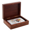Churchill Games Sheesham Wood Playing Card Box, alternate view