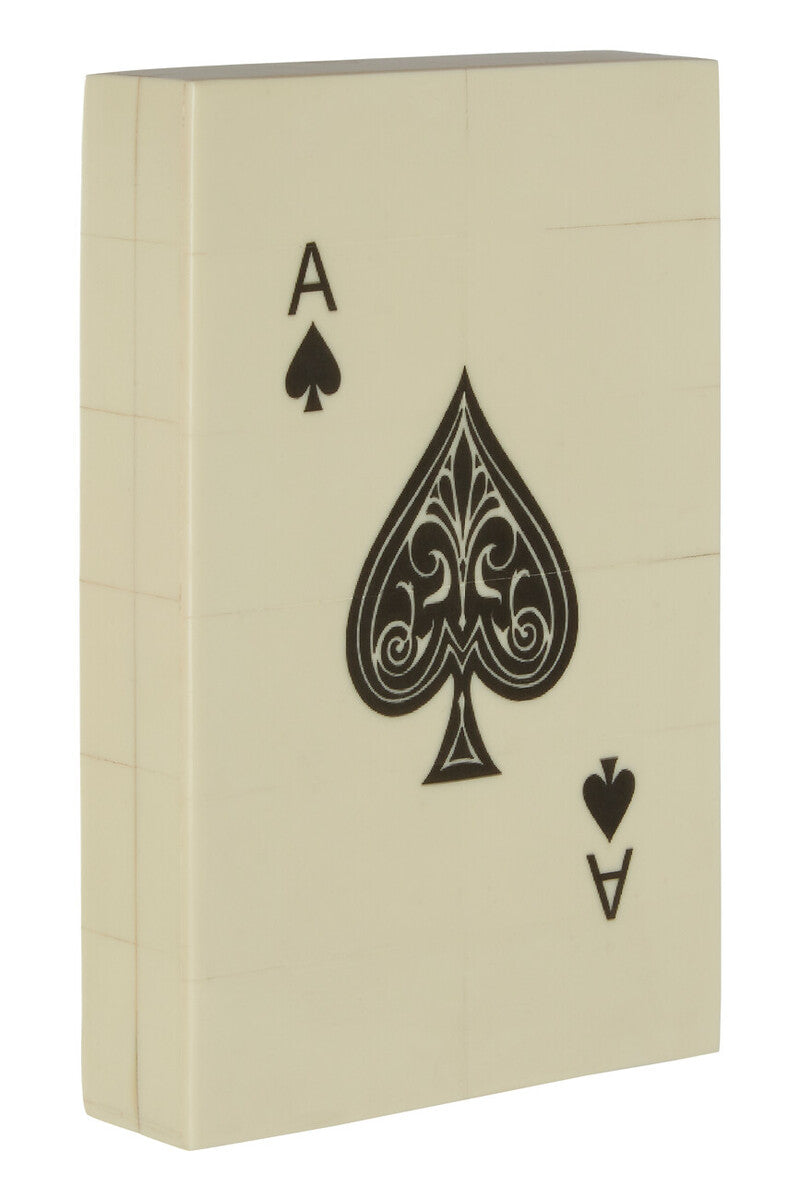 Churchill Games Cream Two Section Card Box with Playing Cards collectible from Orsina