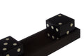Churchill Games Black And White 5 Dice Set, rear view
