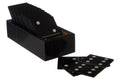 Churchill Games Black Domino Set With Black Dominoes, alternate view