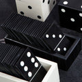 Churchill Games Black Domino Set With Black Dominoes collectible from Orsina