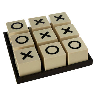 Churchill Games Large White and Black Noughts & Crosses Game, alternate view