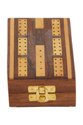Churchill Games Sheesham Wood Cribbage Set collectible from Orsina