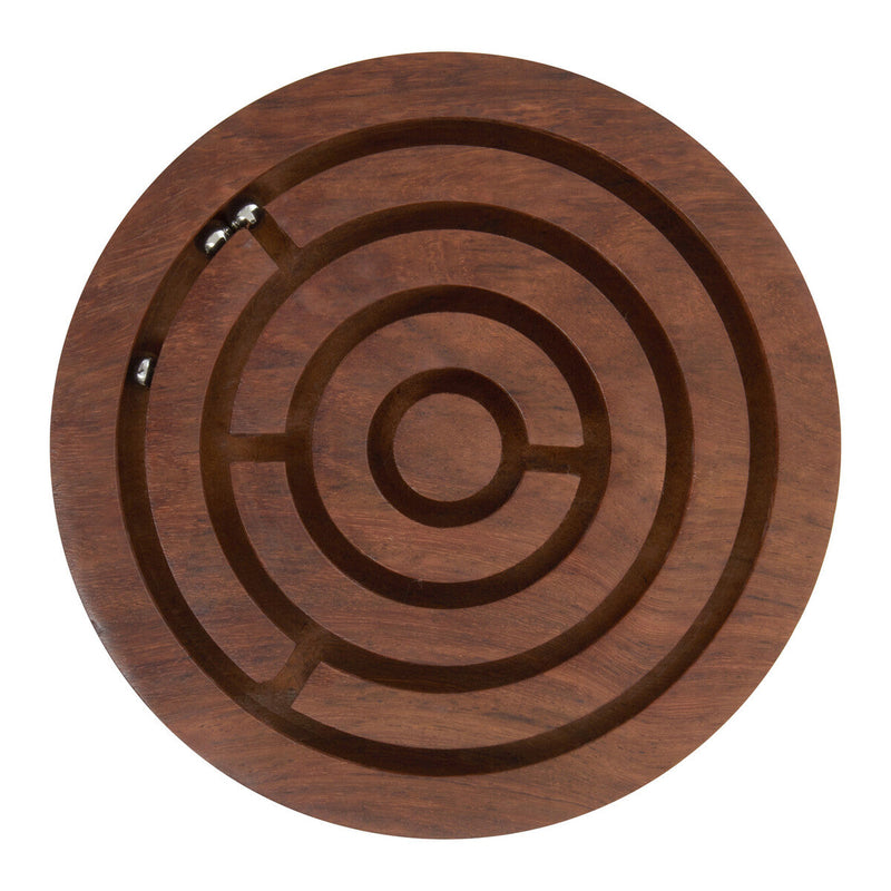 Churchill Games Round Sheesham Wood Labyrinth collectible from Orsina