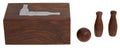 Churchill Games Sheesham Wood Skittles Set collectible from Orsina