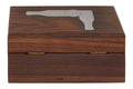 Churchill Games Sheesham Wood Skittles Set, close-up detail