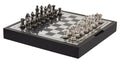 Churchill Games Black And Silver Chess Set, alternate view