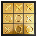 Churchill Games Black And Gold Aluminium Noughts and Crosses collectible from Orsina