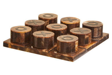 Churchill Games Brown And Black Finish Noughts And Crosses