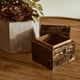 Churchill Games Brown And Black Finish Dice Box With Five Dice