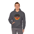Vinyl Record Logo Men's Hoodie, close-up detail