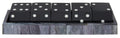 Churchill Games Grey Bone Dice Set with Black Dice collectible from Orsina