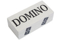 Churchill Games White and Black Domino Box, alternate view