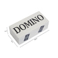 Churchill Games White and Black Domino Box, packaging shot