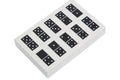 Churchill Games Black and White Domino Box Set, side angle