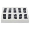 Churchill Games Black and White Domino Box Set collectible from Orsina