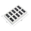 Churchill Games Black and White Domino Box Set, rear view