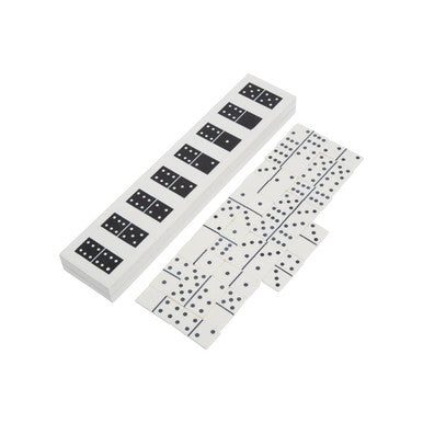 Churchill Games White and Black Finish Domino Box collectible from Orsina