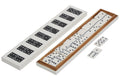 Churchill Games White and Black Finish Domino Box, alternate view