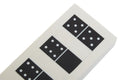 Churchill Games White and Black Finish Domino Box, rear view
