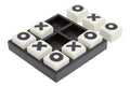 Churchill Games Extra Small White and Black Noughts and Crosses, side angle