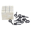 Churchill Games Cream and Black Bone Noughts & Crosses, side angle