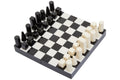 Churchill Games Small Black and White Foldable Chess Set, alternate view
