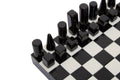 Churchill Games Small Black and White Foldable Chess Set, packaging shot