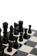 Churchill Games Black and White Chess Set, rear view