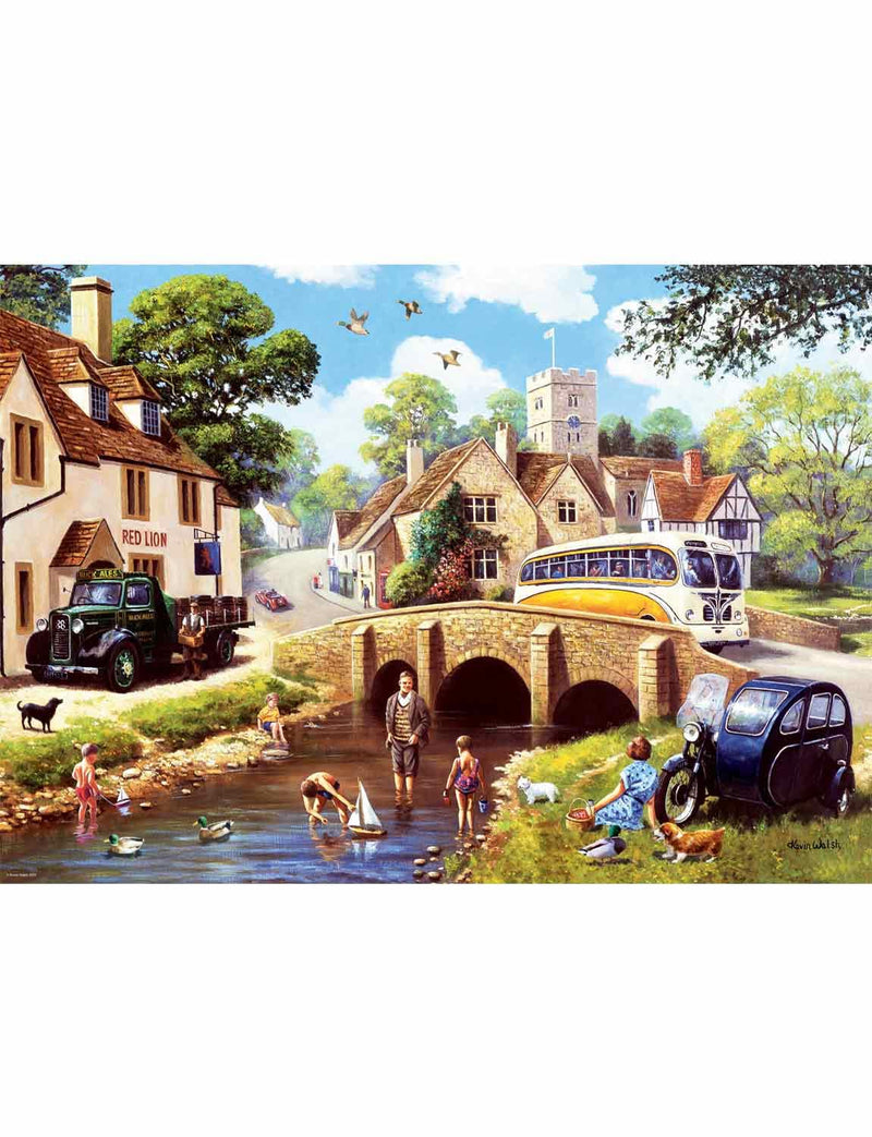 Day by the River 1000 Piece Jigsaw Puzzle