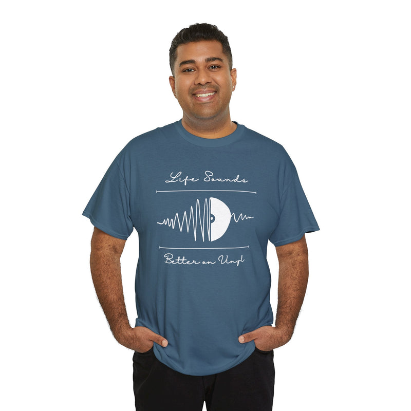 'Life Sounds Better on Vinyl' Men's T-Shirt, product detail