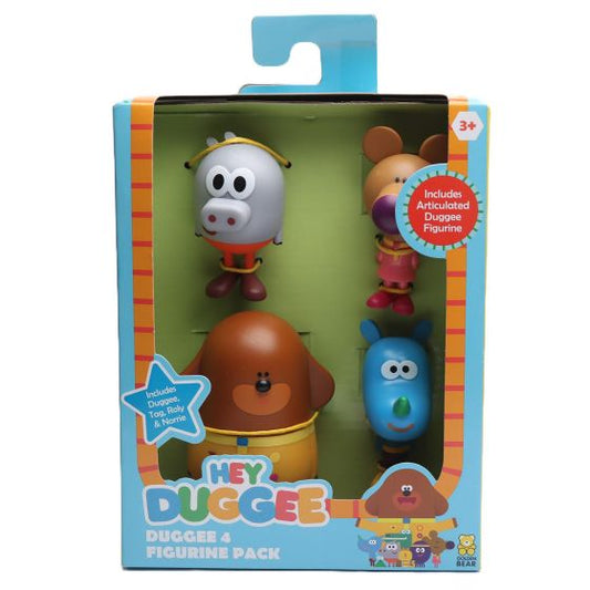 Hey Duggee 4 Figure Pack Duggee, Tag, Roly, Norrie