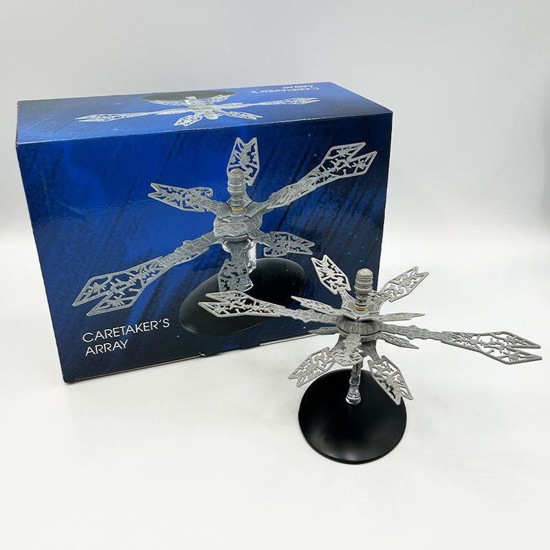 Caretaker's Array [PREVIOUSLY UNRELEASED] Special Issue Diecast Model Ship (Star Trek / Eaglemoss), rear view