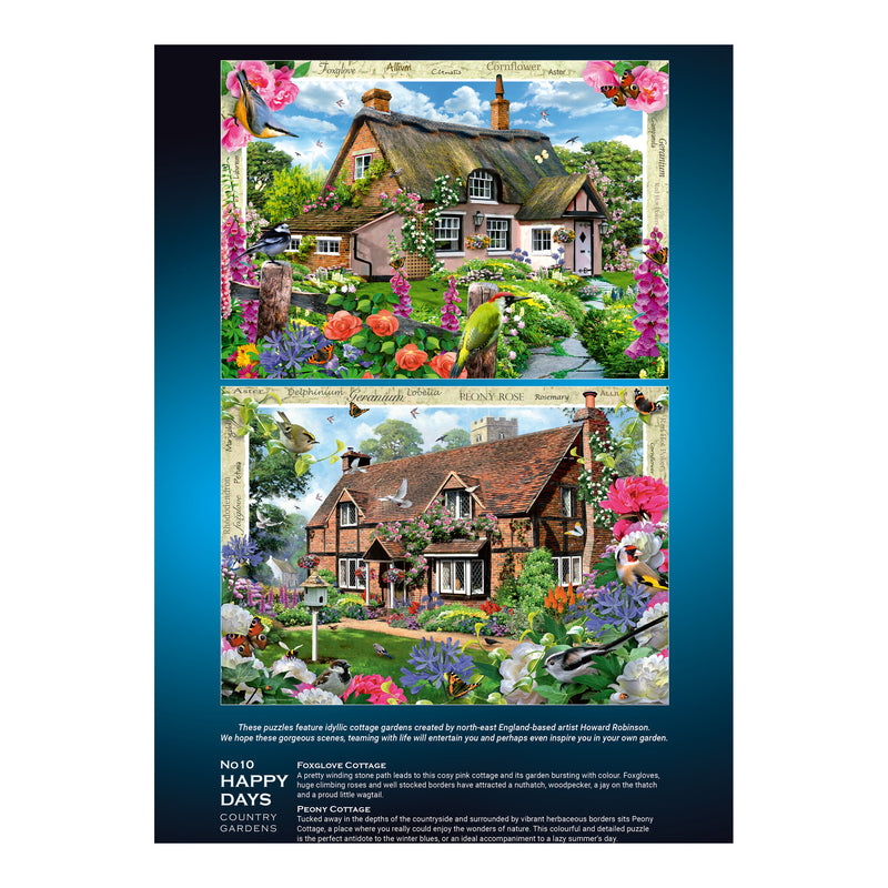 Happy Days No.10, Country Gardens, 4x500pc