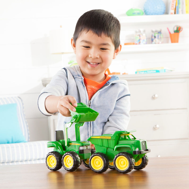 Mini Sandbox Tractor & Dump Truck Set - Image
