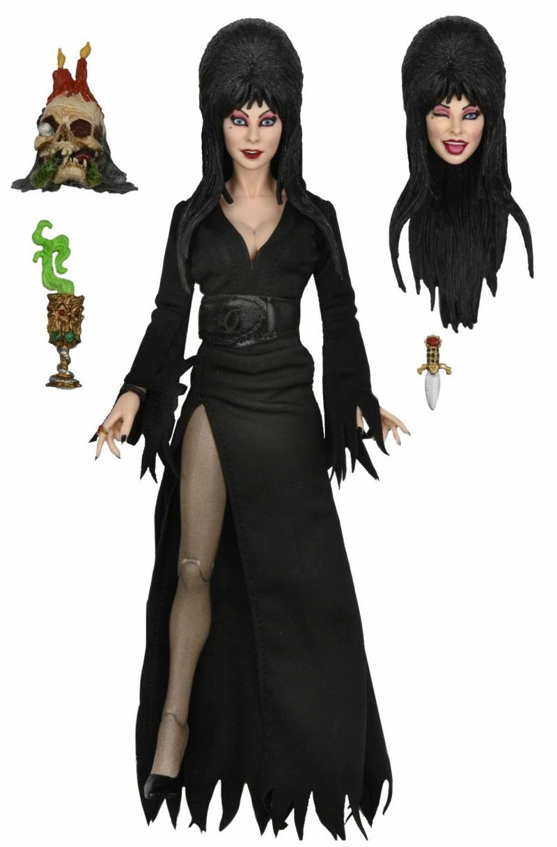 Elvira Mistress Of The Dark 8" Clothed Action Figure