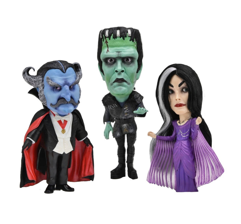 Munsters (Rob Zombie‚Äôs Version) Retro Big Head Figure 3-Pack