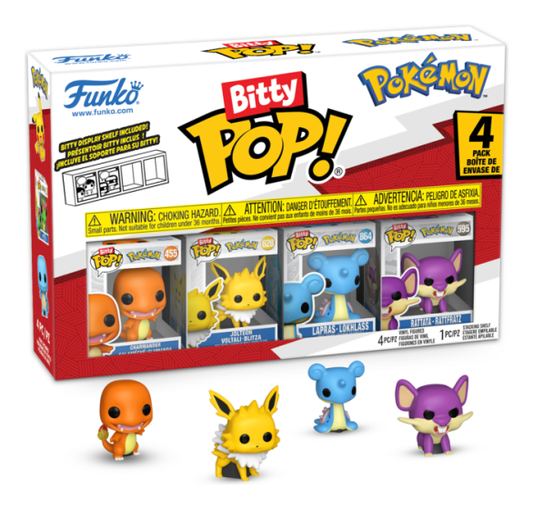 Bitty Pop! Pokemon Charmander 4 Pack