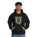 'Money Can't Buy Happiness, But It Can Buy Vinyl' Men's Hoodie, packaging shot